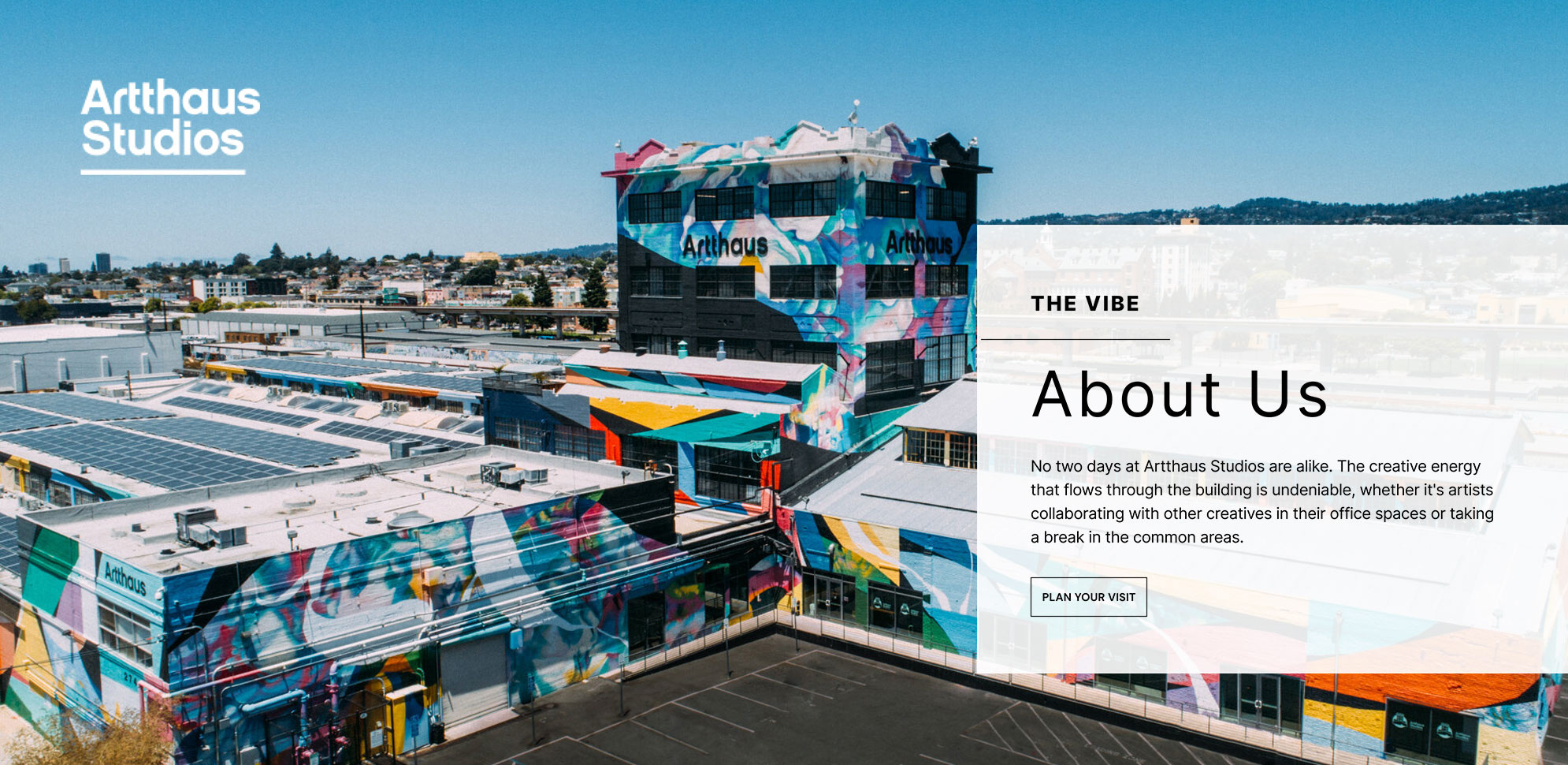 artthaus website design
