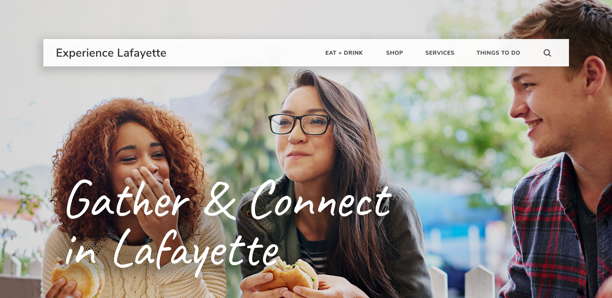 lafayette living website design