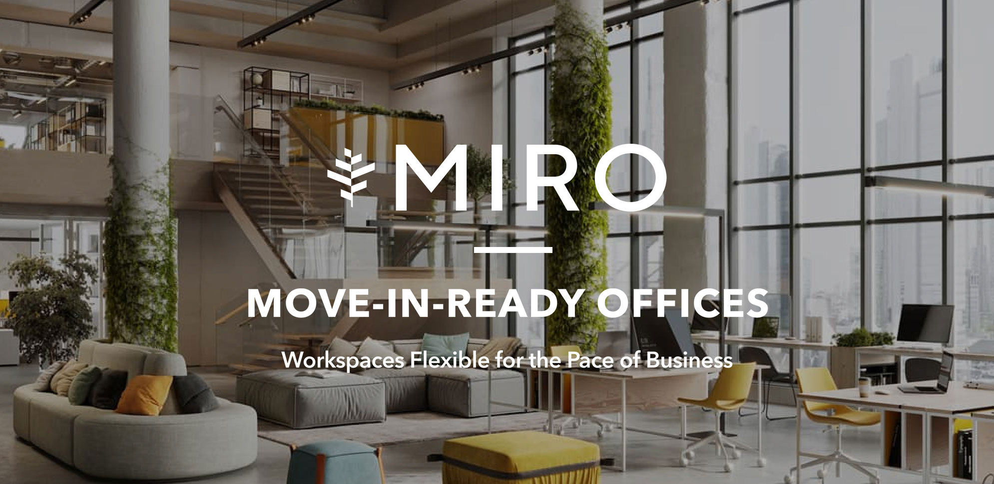 new office space concept with branding by Radiant