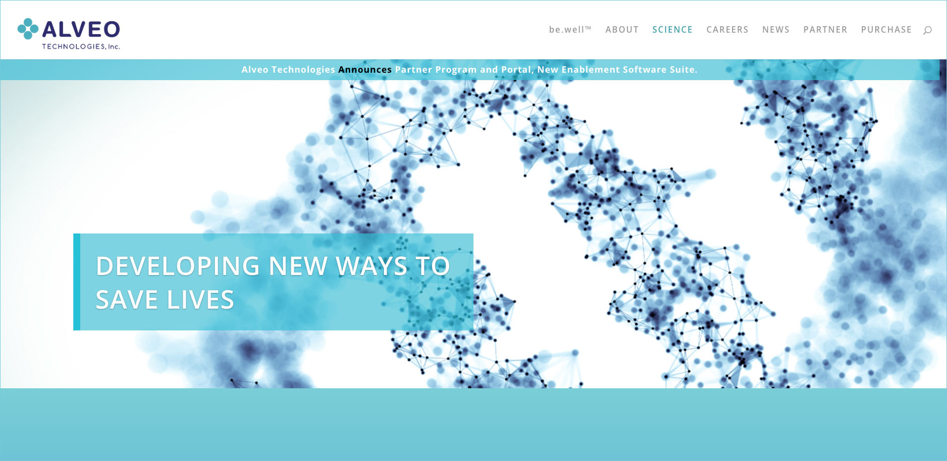 alveo website design